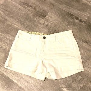 Element White Denim Shorts
